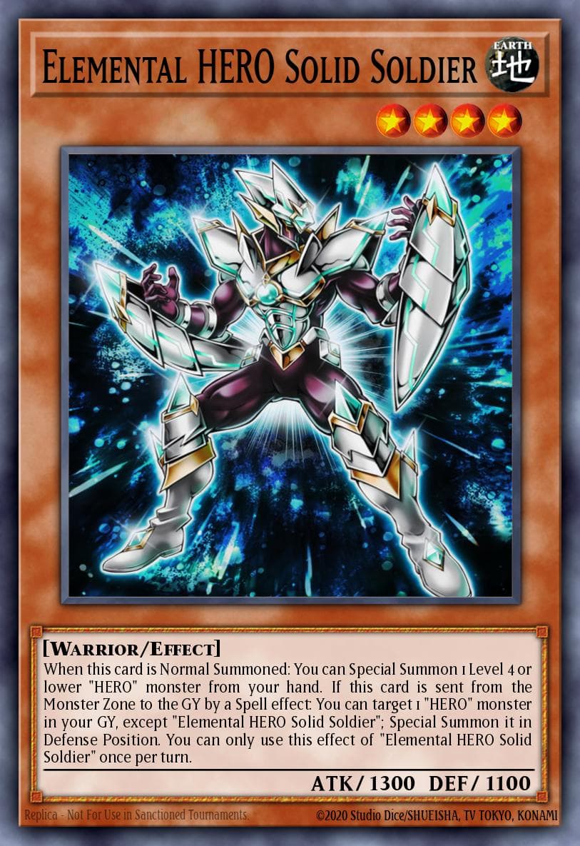 Elemental HERO Solid Soldier — Yu-Gi-Oh! card