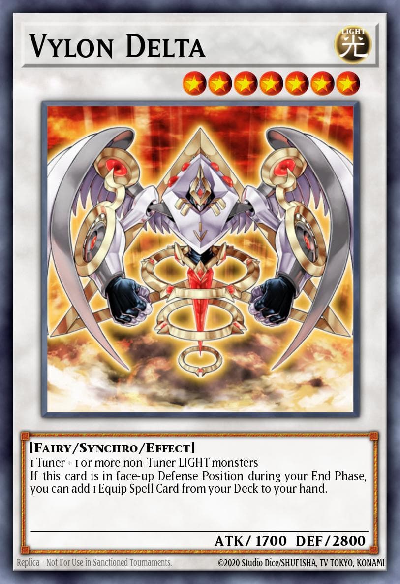 Vylon Delta — Storm of Ragnarok Yu-Gi-Oh! card by KAZUKI TAKAHASHI