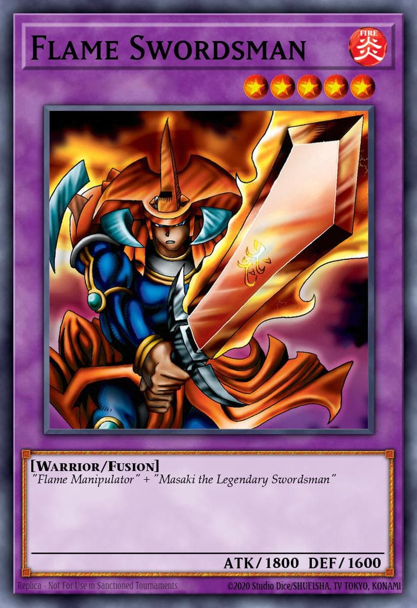 Flame Swordsman — Yu-Gi-Oh! card