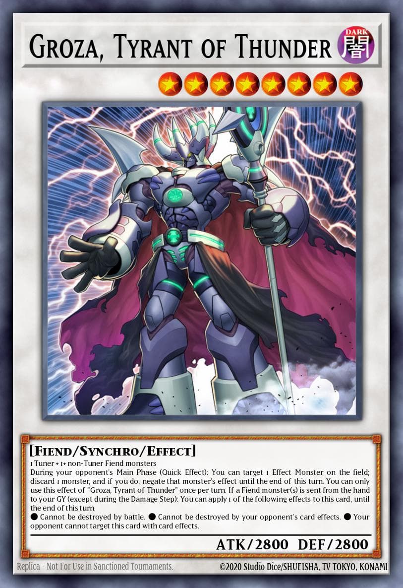 Groza, Tyrant of Thunder — 25th Anniversary Tin: Dueling Heroes Mega Pack