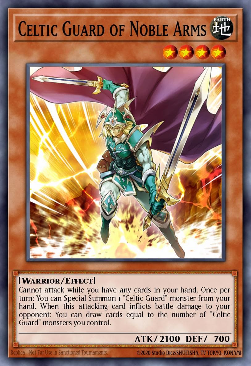 Celtic Guard of Noble Arms — The Dark Side of Dimensions Movie Pack: Gold Edition Yu-Gi-Oh! card by KAZUKI TAKAHASHI