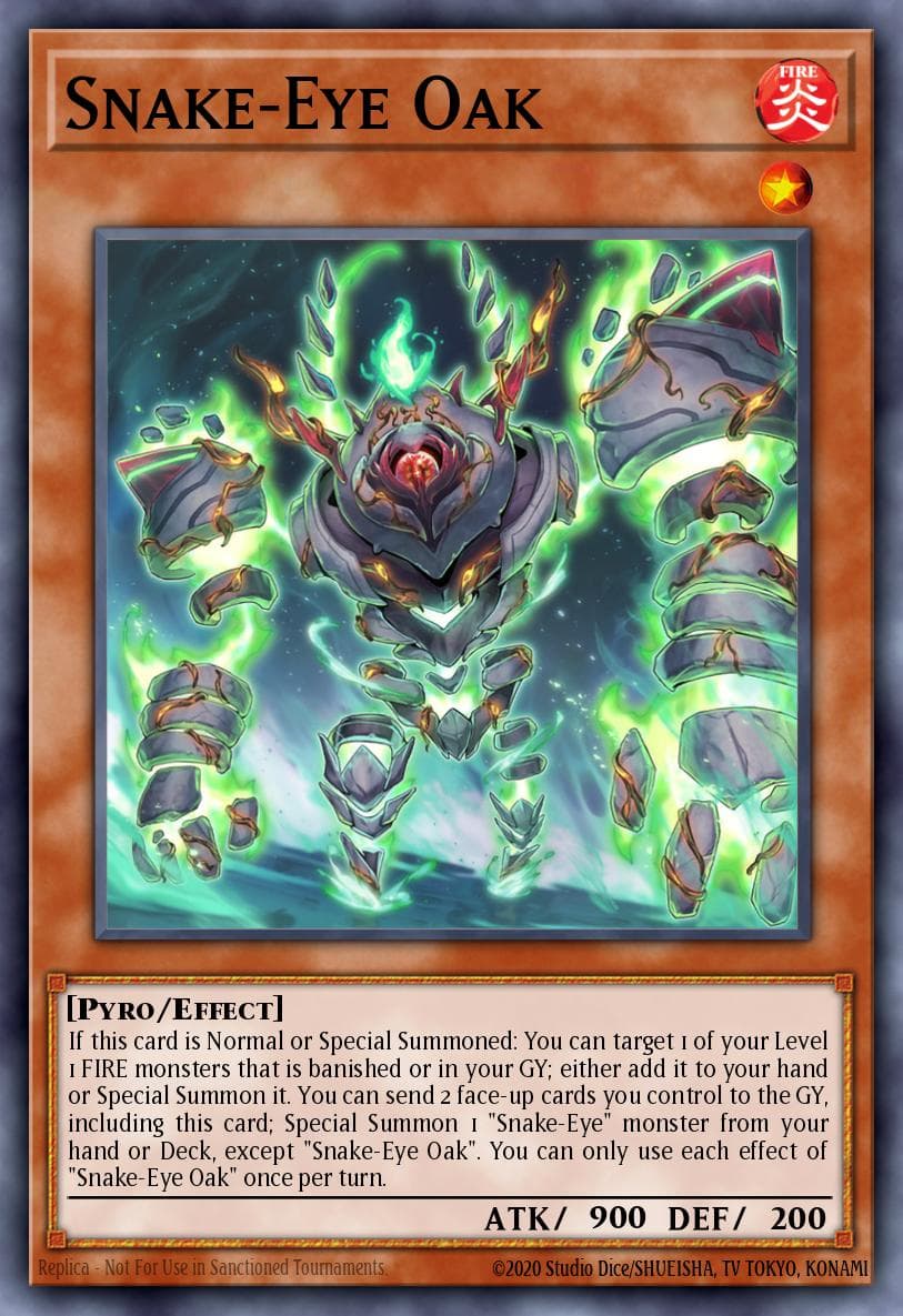 Snake-Eye Oak — Age of Overlord Yu-Gi-Oh! card by AGOV-EN006