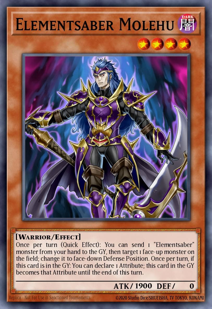 Elementsaber Molehu — Flames of Destruction