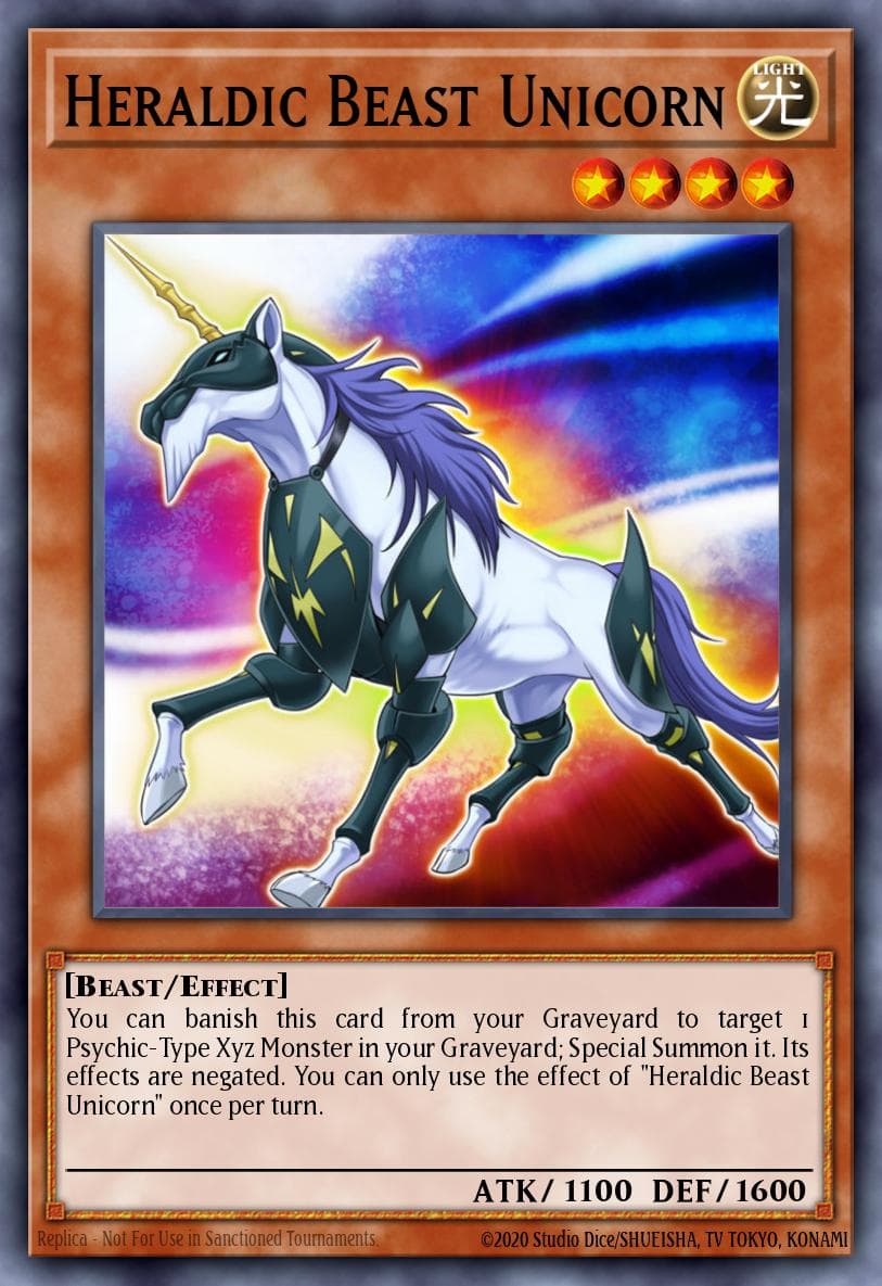 Heraldic Beast Unicorn — Battles of Legend: Monster Mayhem
