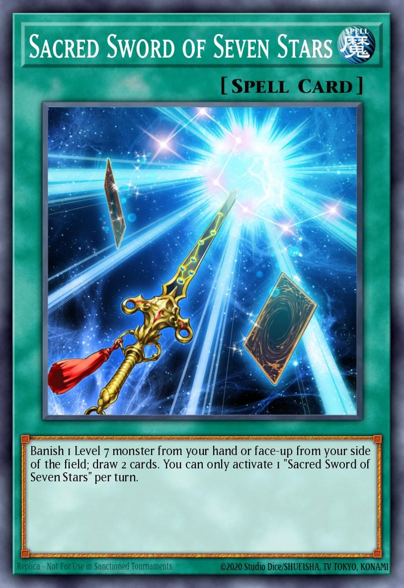 Sacred Sword of Seven Stars — Structure Deck: Master of Pendulum Yu-Gi-Oh! card by Kazuaki Takashima
