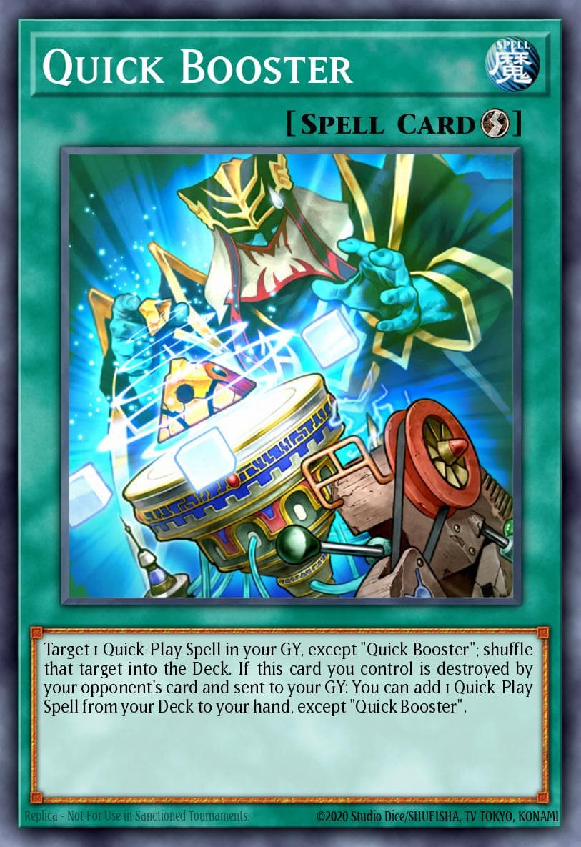 Quick Booster — Dark Saviors Yu-Gi-Oh! card by KAZUKI TAKAHASHI