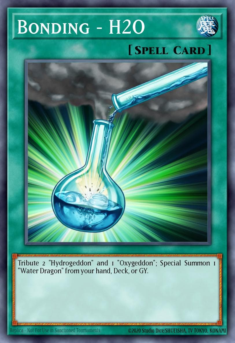 Bonding - H2O — Legendary Duelists Yu-Gi-Oh! card by KAZUKI TAKAHASHI