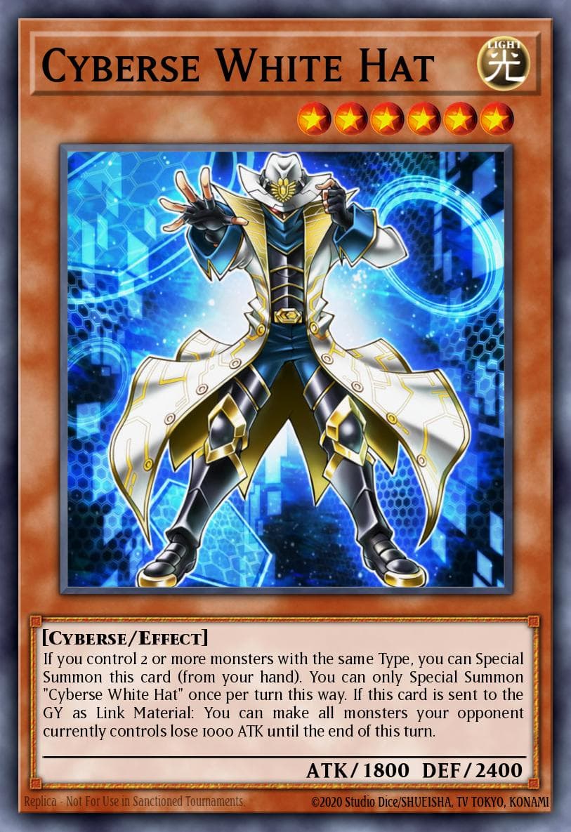 Cyberse White Hat — Starter Deck: Codebreaker Yu-Gi-Oh! card by KAZUKI TAKAHASHI