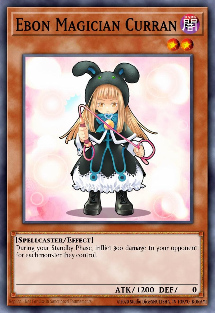 Ebon Magician Curran — Structure Deck: Spellcaster's Judgment Yu-Gi-Oh! card by KAZUKI TAKAHASHI
