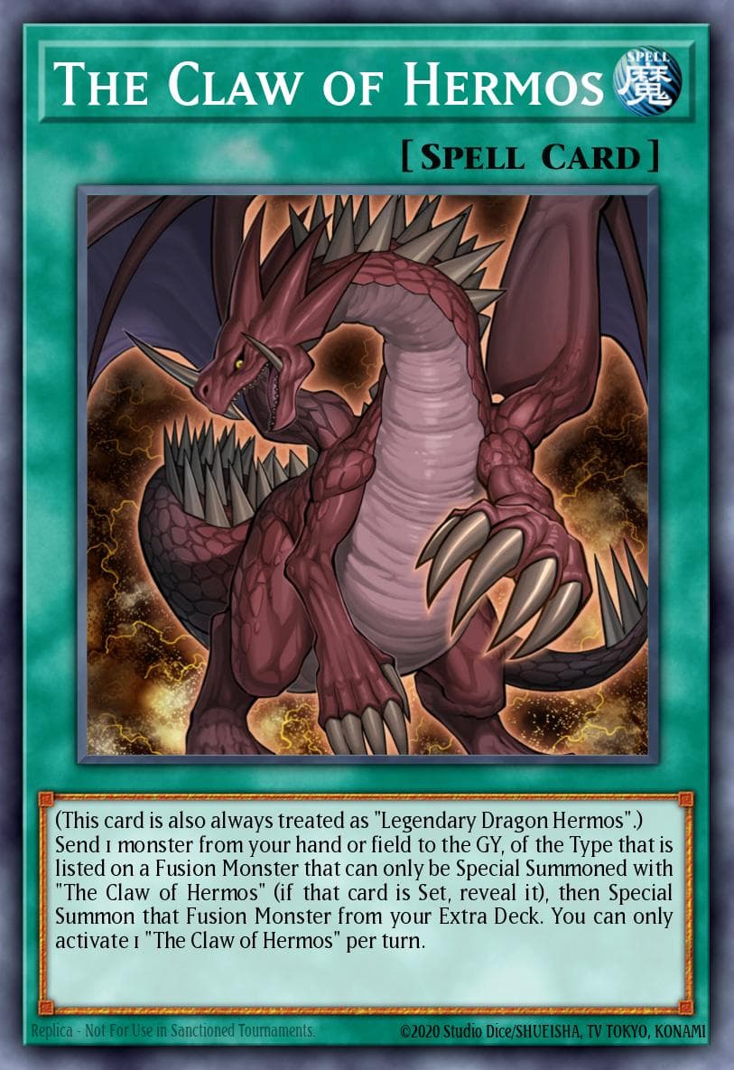 The Claw of Hermos — Yu-Gi-Oh! card