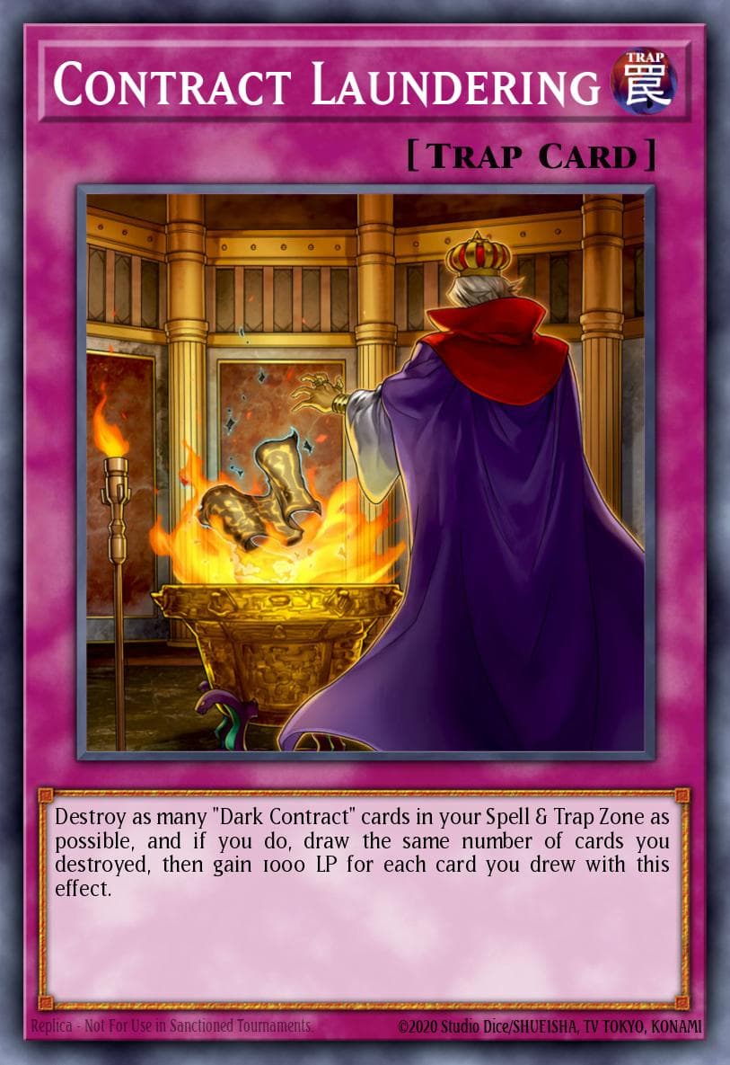 Contract Laundering — Structure Deck: Pendulum Domination Yu-Gi-Oh! card by KAZUKI TAKAHASHI