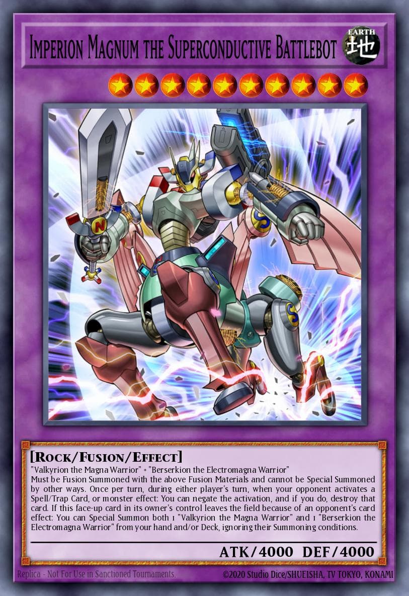 Imperion Magnum the Superconductive Battlebot — Yu-Gi-Oh! card