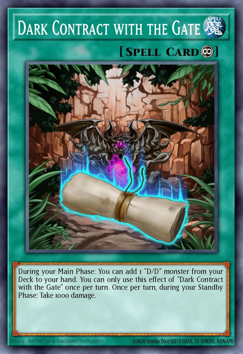 Dark Contract with the Gate — Yu-Gi-Oh! card