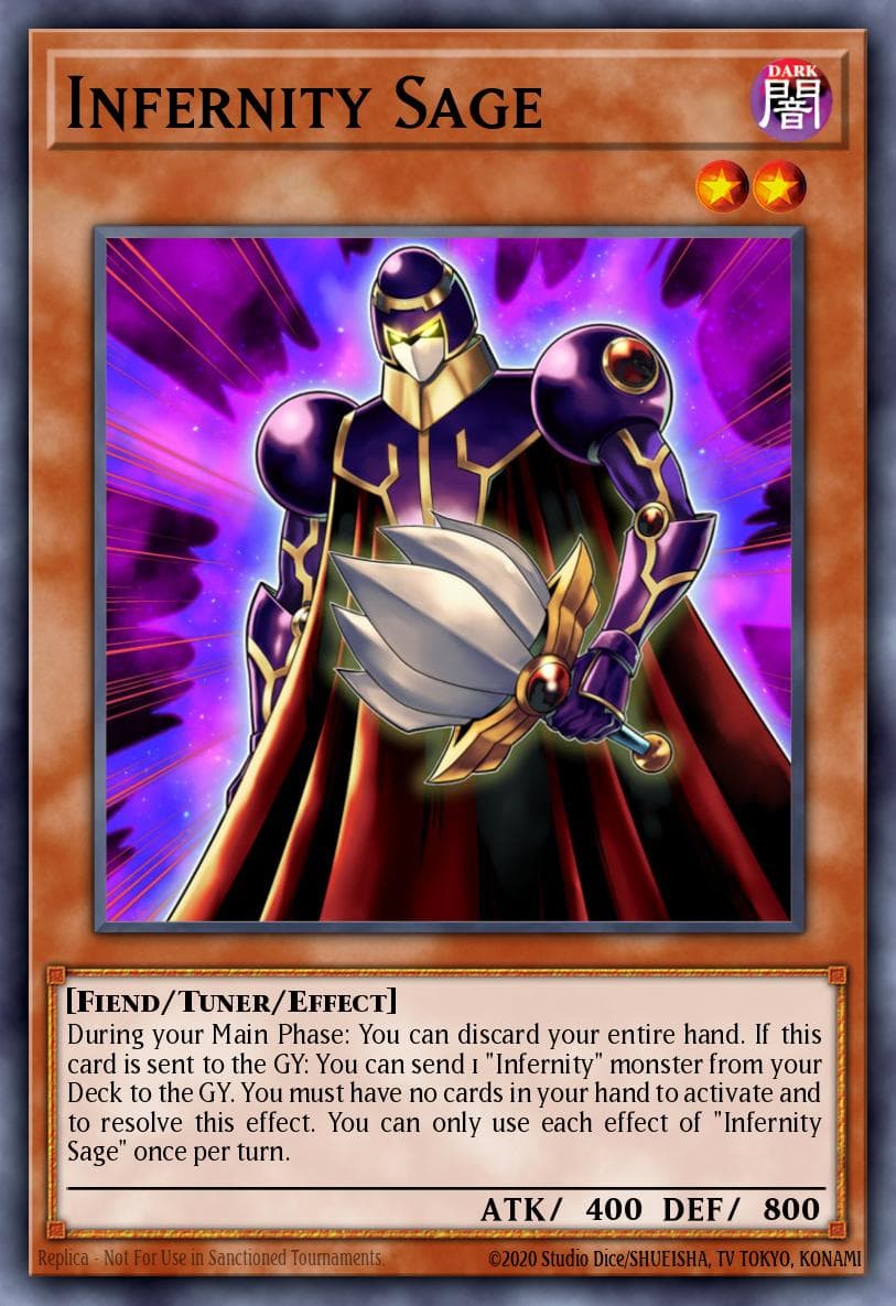 Infernity Sage — Ghosts From the Past: The 2nd Haunting Yu-Gi-Oh! card by Konami
