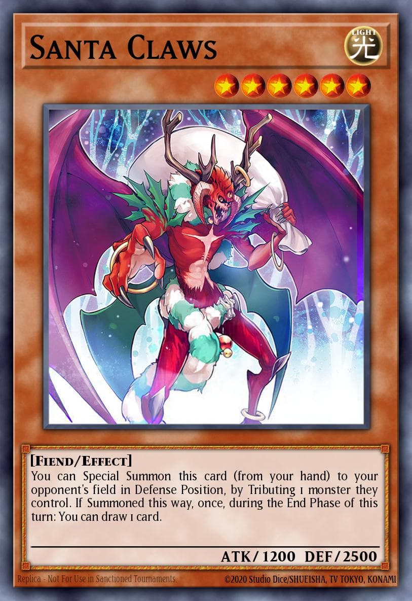 Santa Claws — Premium Gold: Return of the Bling Yu-Gi-Oh! card by KAZUKI TAKAHASHI