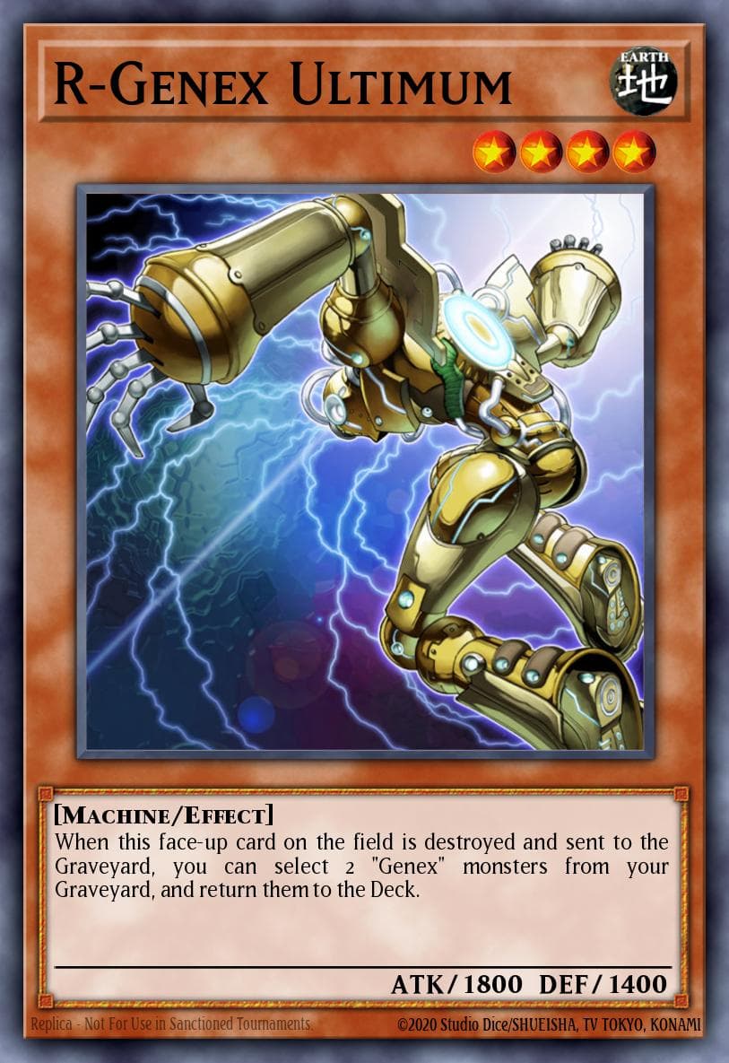 R-Genex Ultimum — Hidden Arsenal 3 Yu-Gi-Oh! card by KAZUKI TAKAHASHI