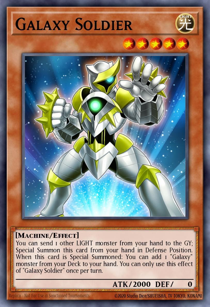 Galaxy Soldier — Ghosts From the Past: The 2nd Haunting Yu-Gi-Oh! card by Studio Dice/SHUEISHA, TV TOKYO, KONAMI