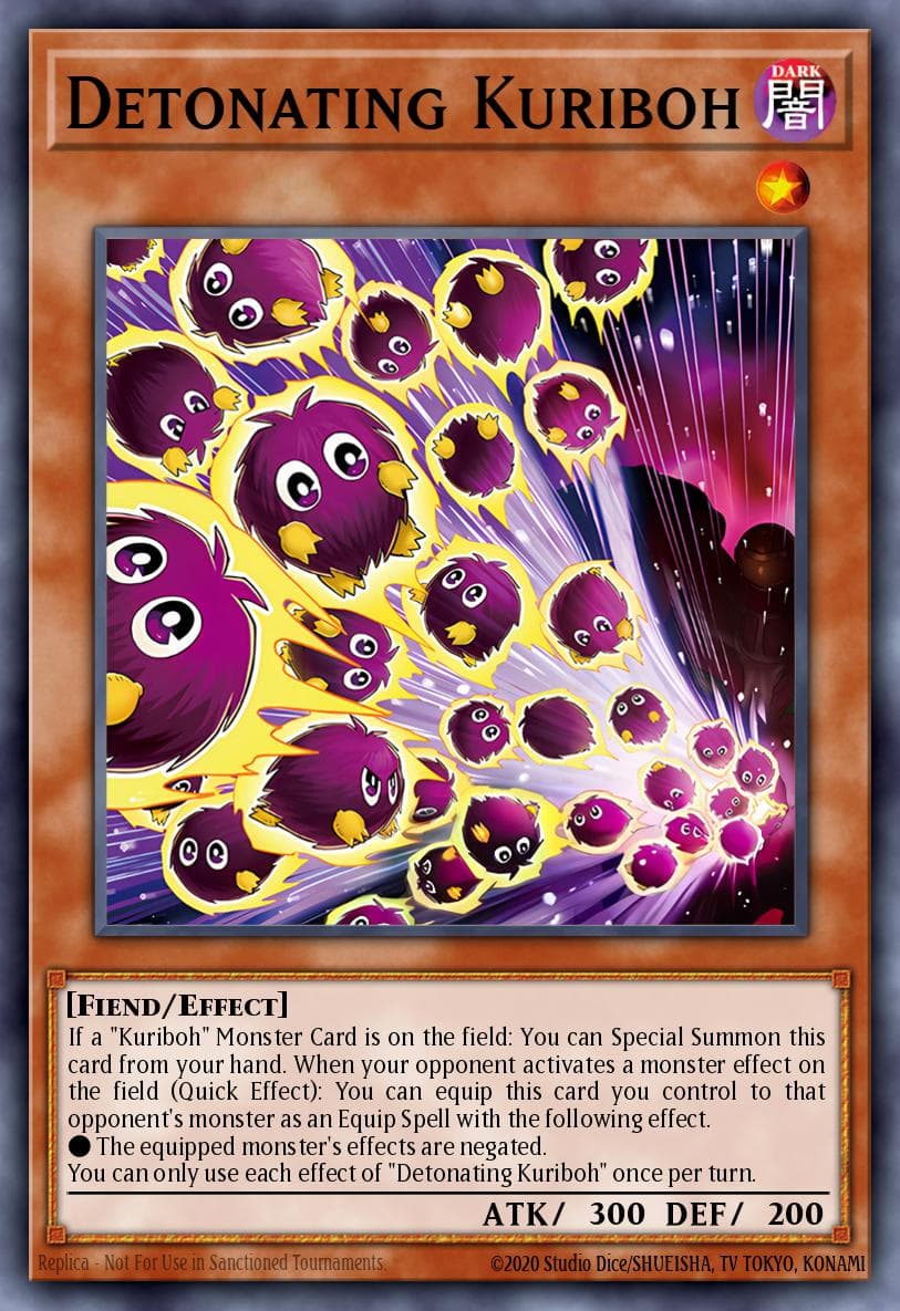 Detonating Kuriboh — Supreme Darkness Yu-Gi-Oh! card by Konami