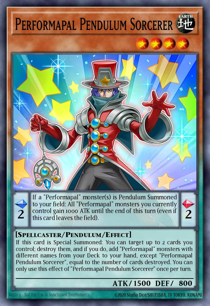 Performapal Pendulum Sorcerer — Legendary Duelists: Magical Hero Yu-Gi-Oh! card by KAZUKI TAKAHASHI