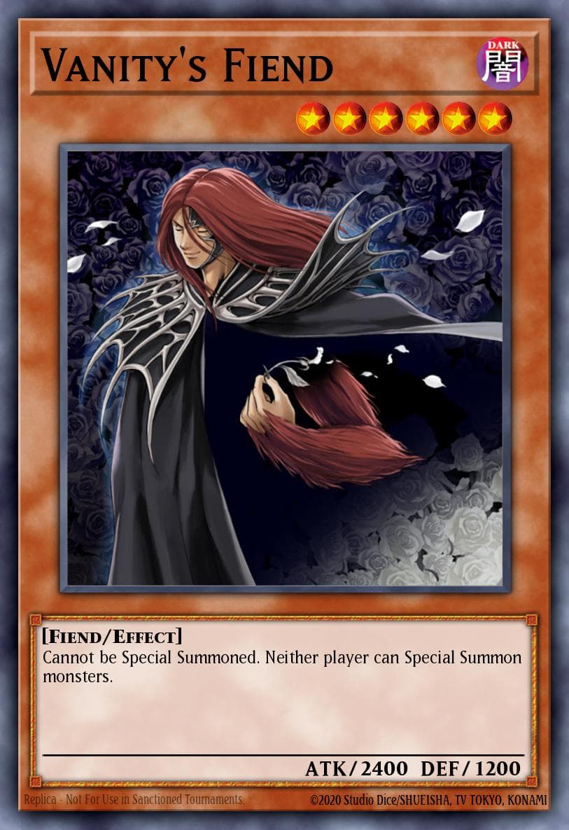 Vanity's Fiend — Astral Pack 6 Yu-Gi-Oh! card by TAKAHASHI