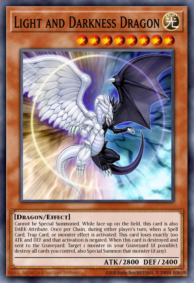 Light and Darkness Dragon — Yu-Gi-Oh! card