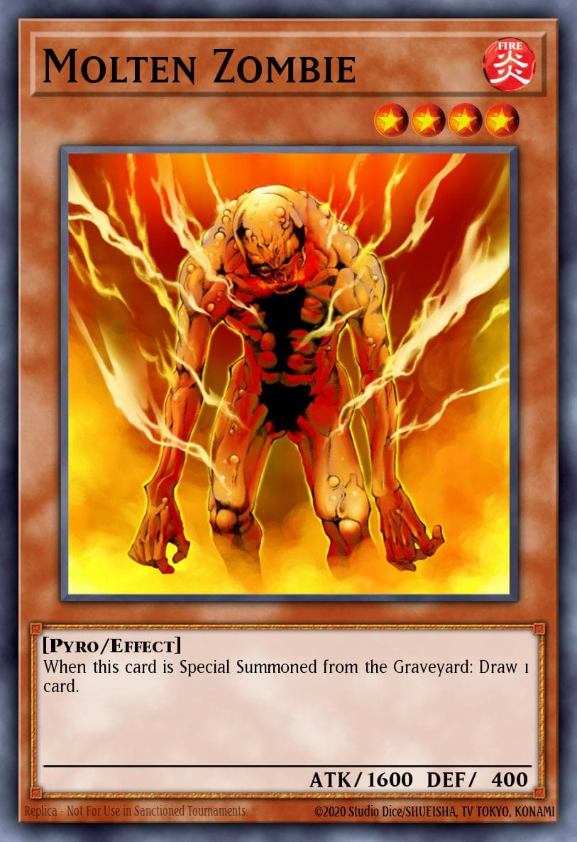 Molten Zombie — Dark Revelation Volume 2 Yu-Gi-Oh! card by KAZUKI TAKAHASHI