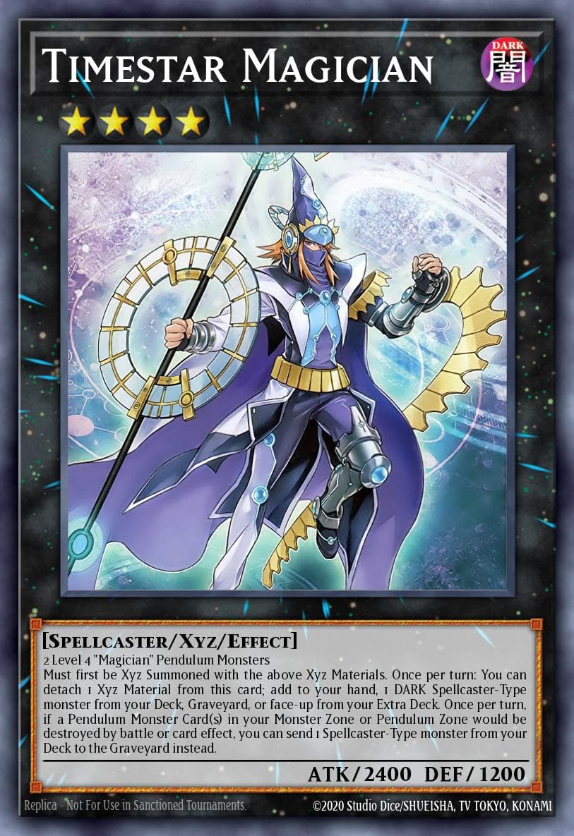 Timestar Magician — Pendulum Evolution Yu-Gi-Oh! card by KAZUKI TAKAHASHI