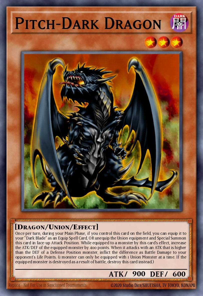 Pitch-Dark Dragon — Magician's Force Yu-Gi-Oh! card by KAZUKI TAKAHASHI