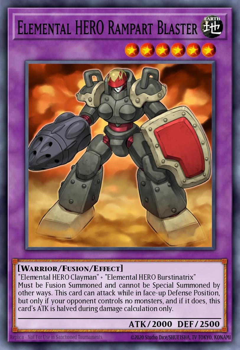 Elemental Hero Rampart Blaster — Yu-Gi-Oh! card