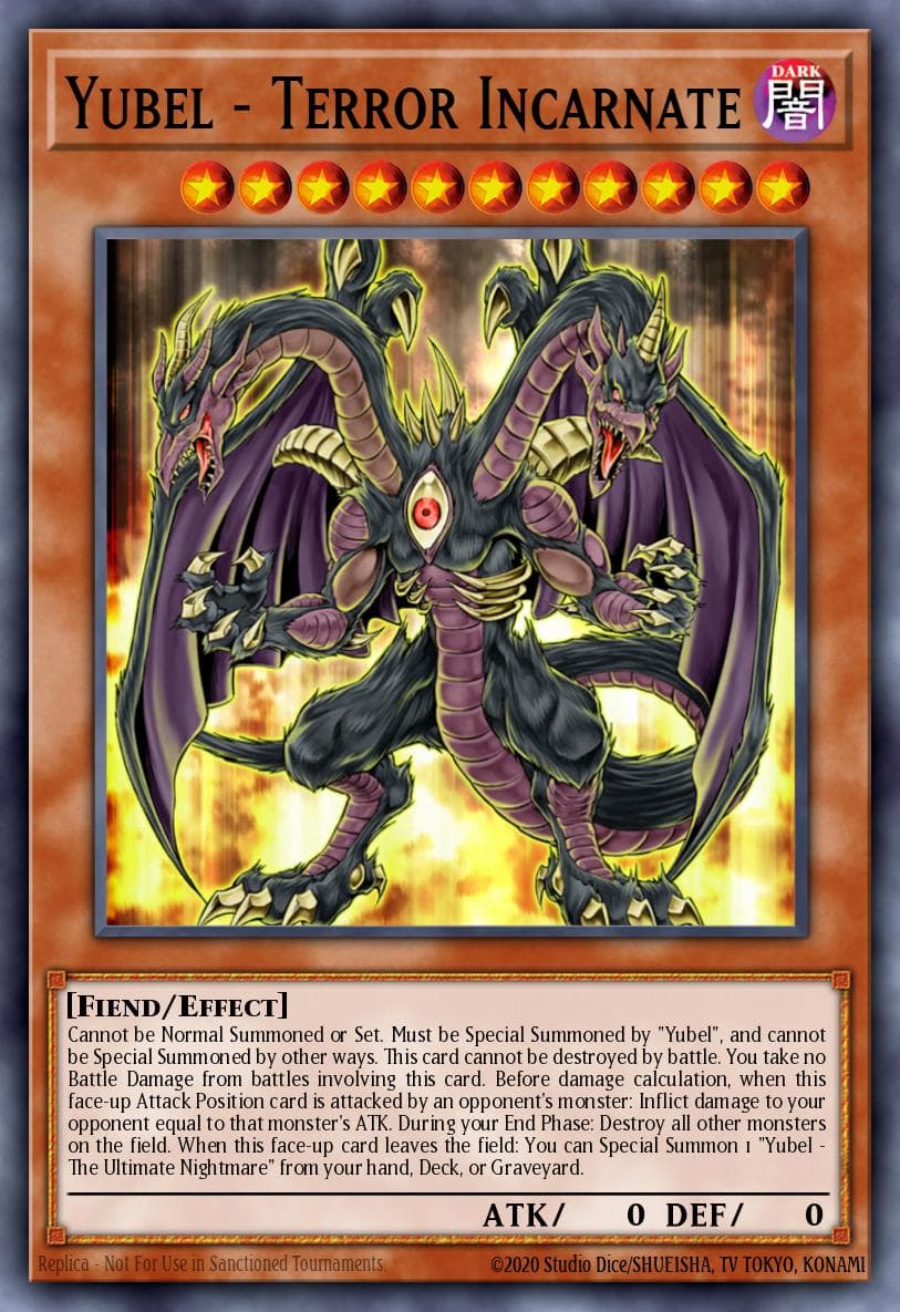 Yubel - Terror Incarnate — Yu-Gi-Oh! card