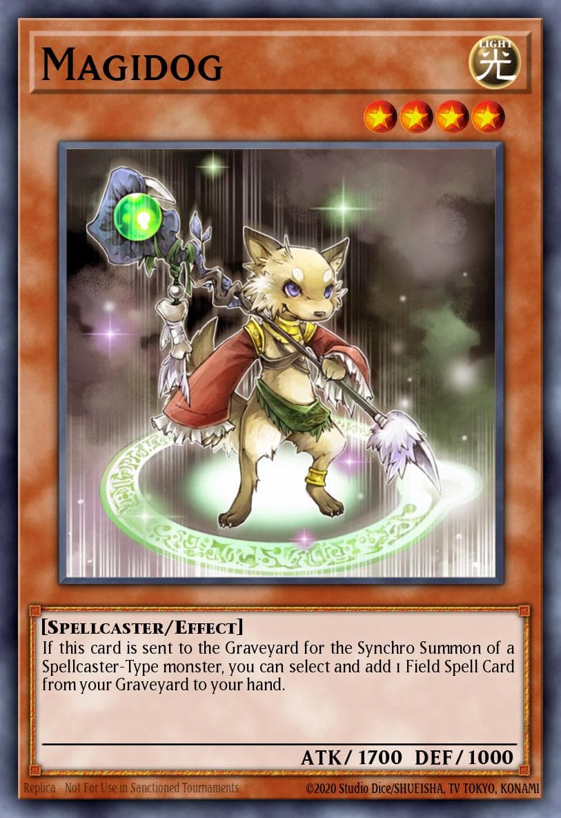 Magidog — The Shining Darkness Yu-Gi-Oh! card by Katsuyuki Ota