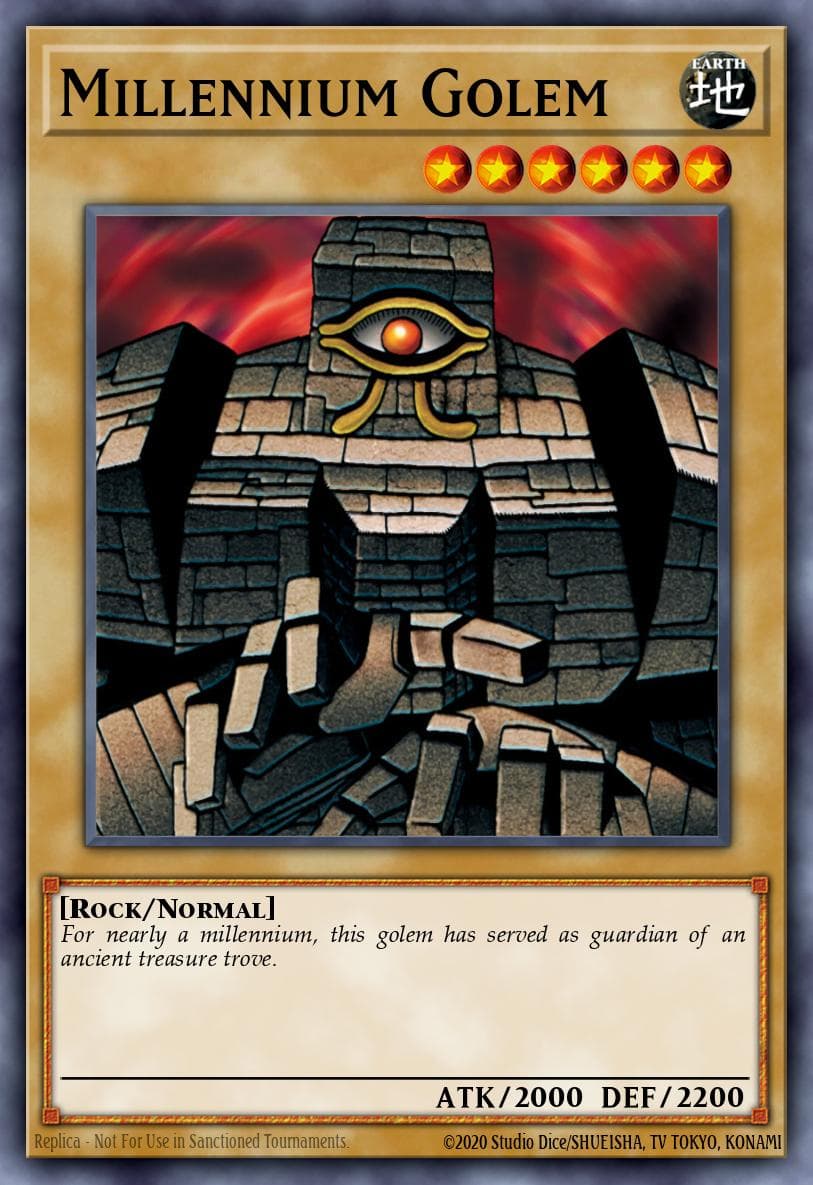 Millennium Golem — Tournament Pack 7 Yu-Gi-Oh! card by KAZUKI TAKAHASHI
