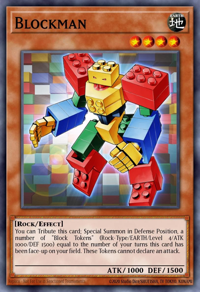 Blockman — King of Games: Yugi's Legendary Decks Yu-Gi-Oh! card by KAZUKI TAKAHASHI
