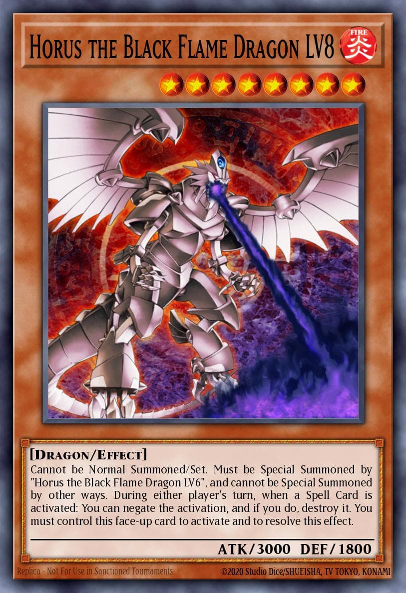 Horus the Black Flame Dragon LV8 — Soul of the Duelist