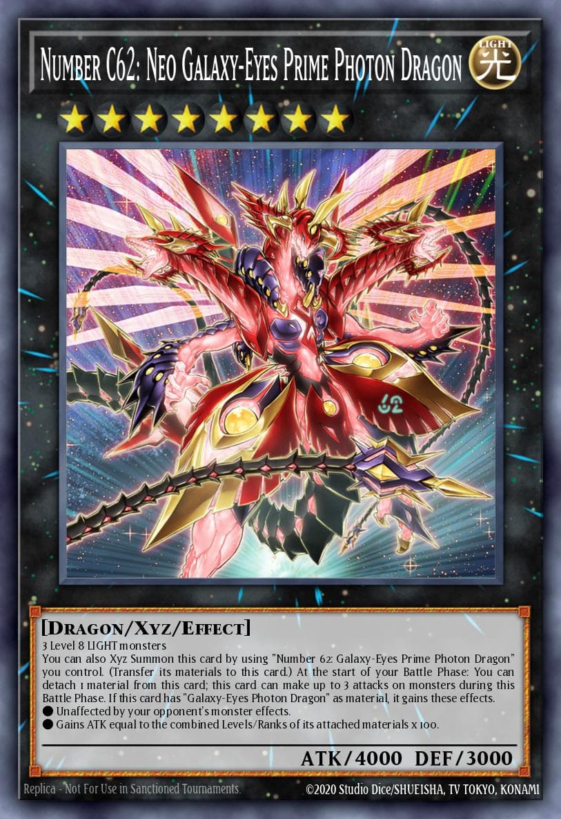 Number C62: Neo Galaxy-Eyes Prime Photon Dragon — 25th Anniversary Tin: Dueling Mirrors