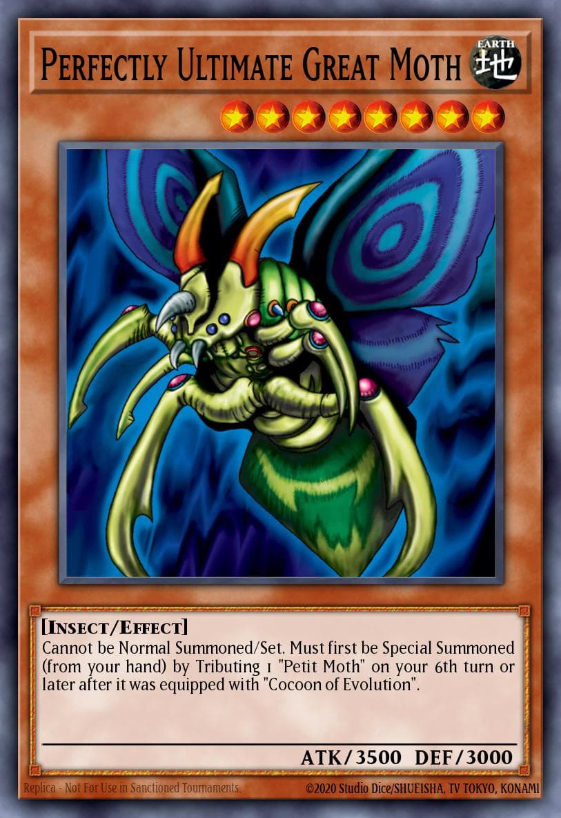 Perfectly Ultimate Great Moth — Speed Duel Decks: Ultimate Predators Yu-Gi-Oh! card by KAZUKI TAKAHASHI