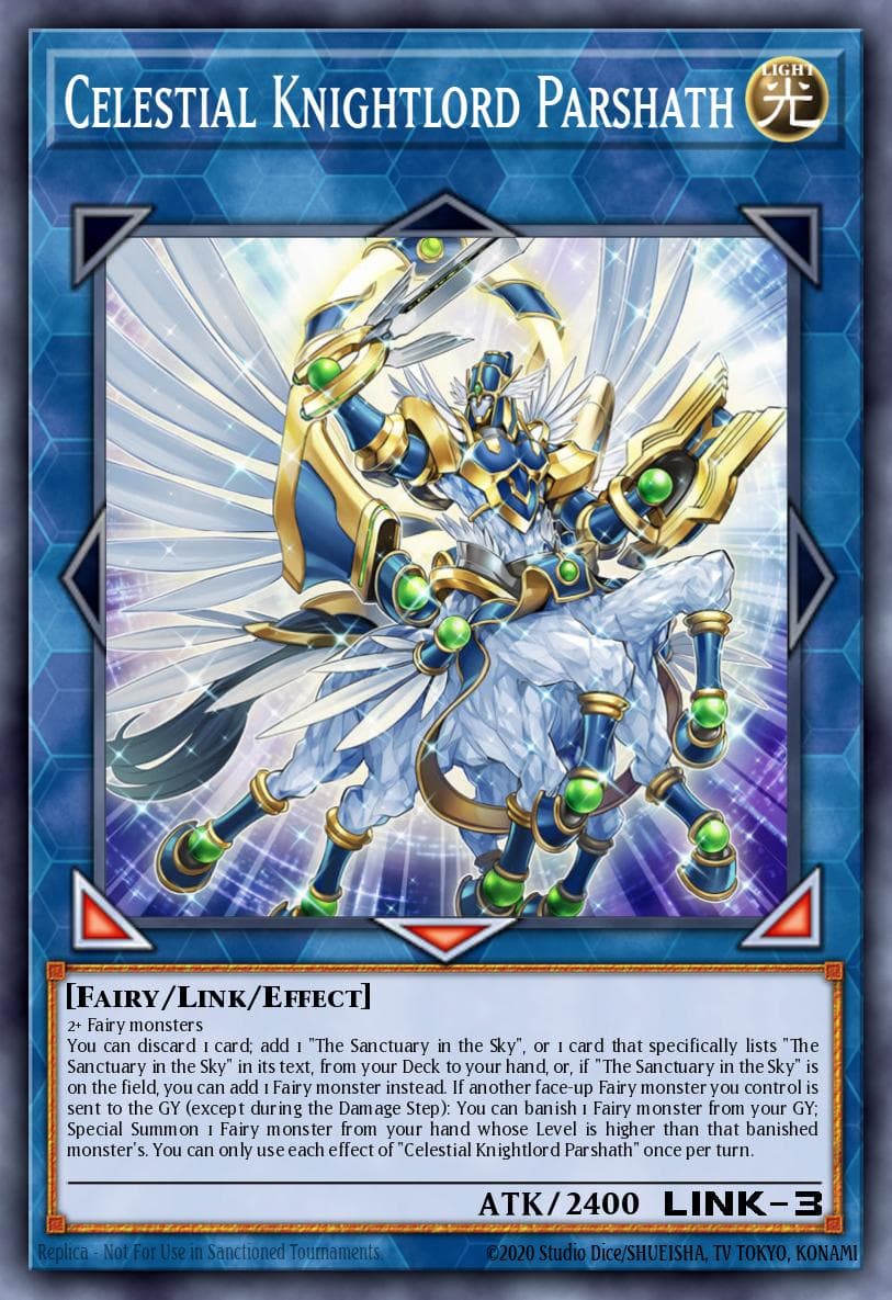 Celestial Knightlord Parshath — Duel Overload