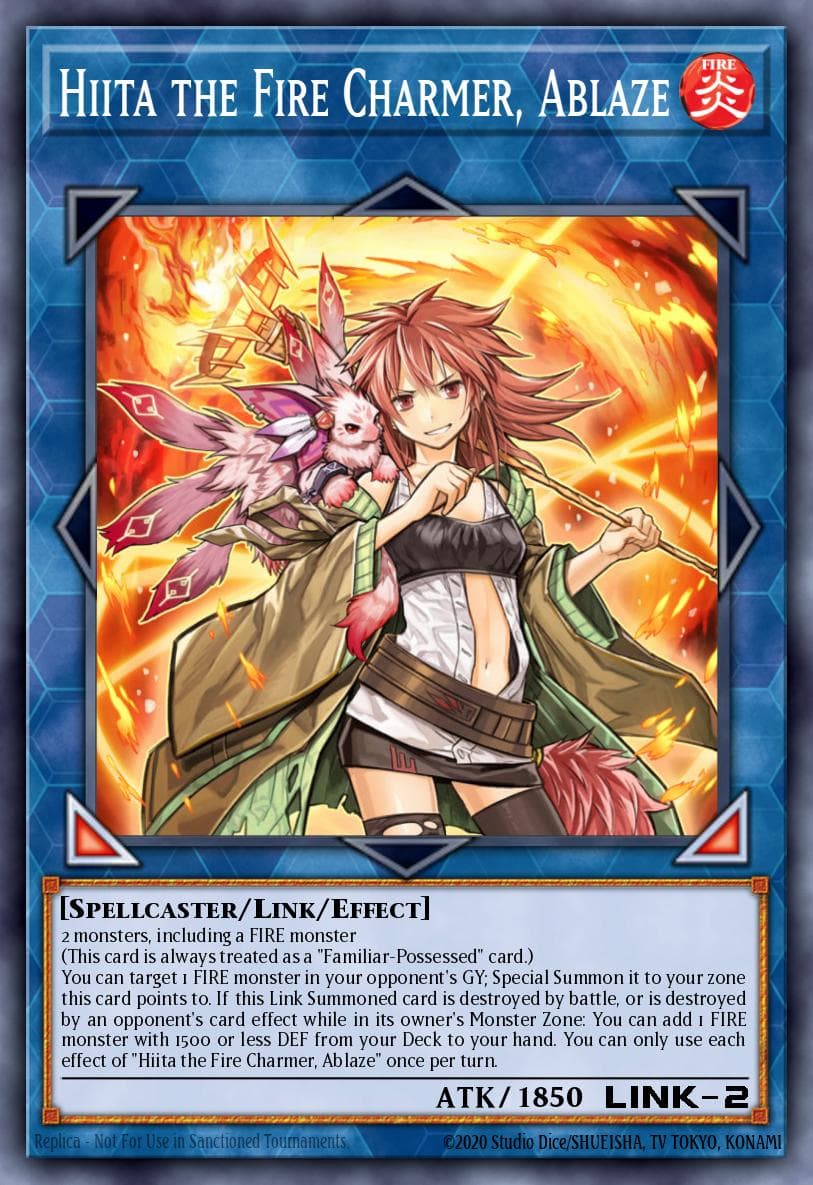 Hiita the Fire Charmer, Ablaze — Savage Strike