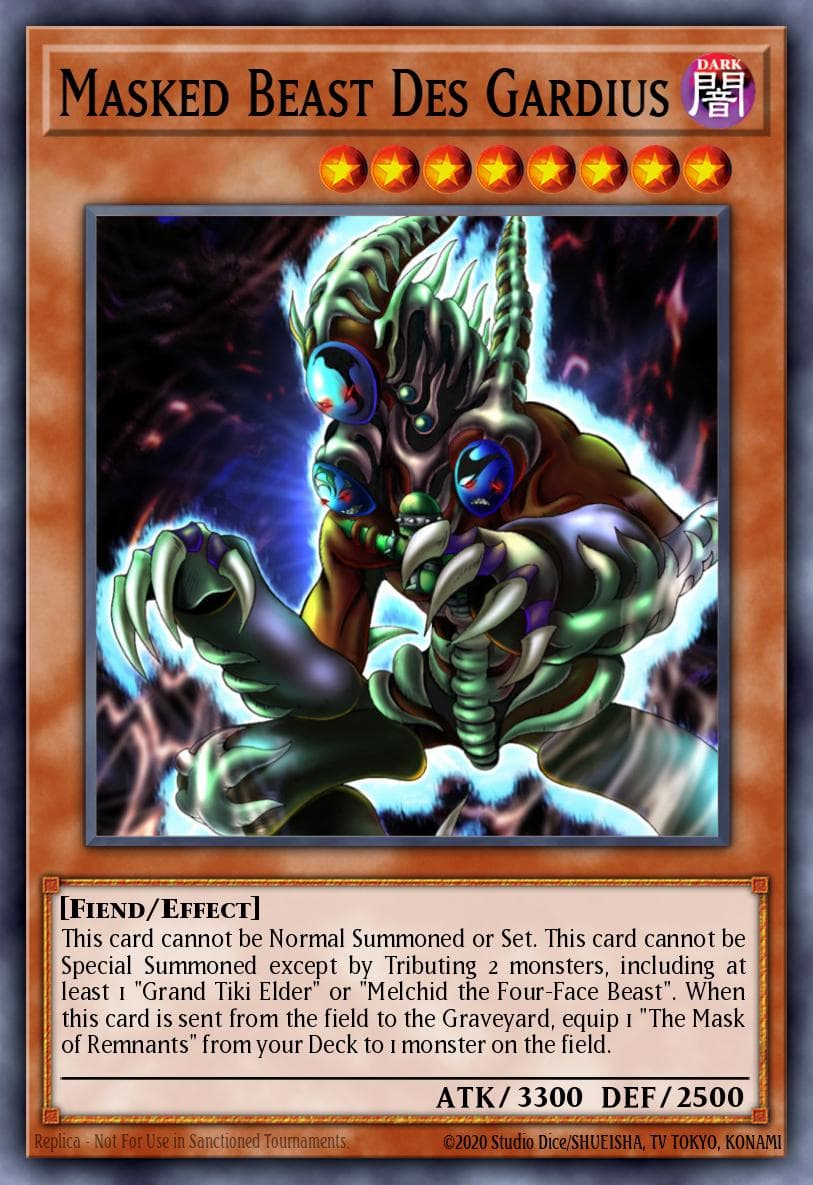 Masked Beast Des Gardius — Yu-Gi-Oh! card