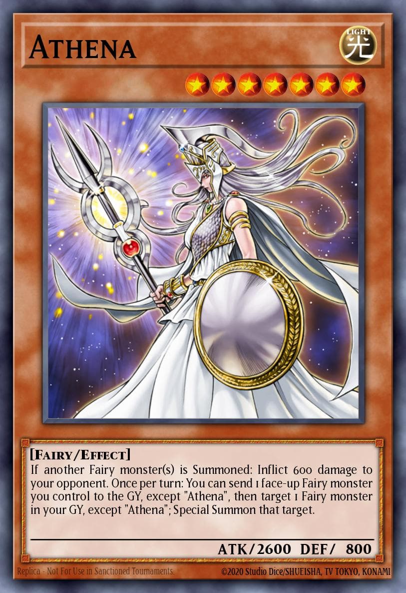 Athena — Duel Terminal 6 Yu-Gi-Oh! card by Akira Takahashi