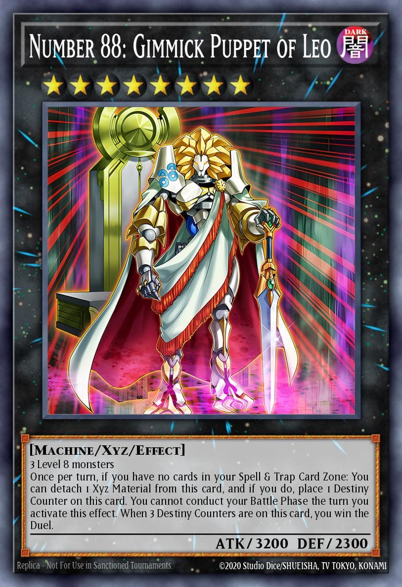Number 88: Gimmick Puppet of Leo — Shonen Jump Magazine Promos Yu-Gi-Oh! card by KAZUKI TAKAHASHI
