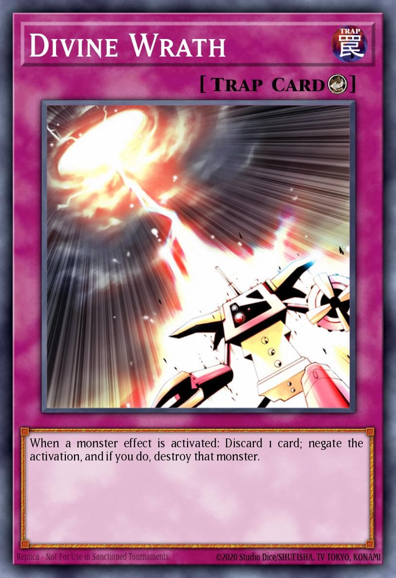 Divine Wrath — Yu-Gi-Oh! card