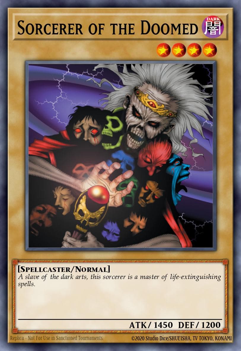 Sorcerer of the Doomed — Starter Deck: Yugi Yu-Gi-Oh! card by KAZUKI TAKAHASHI
