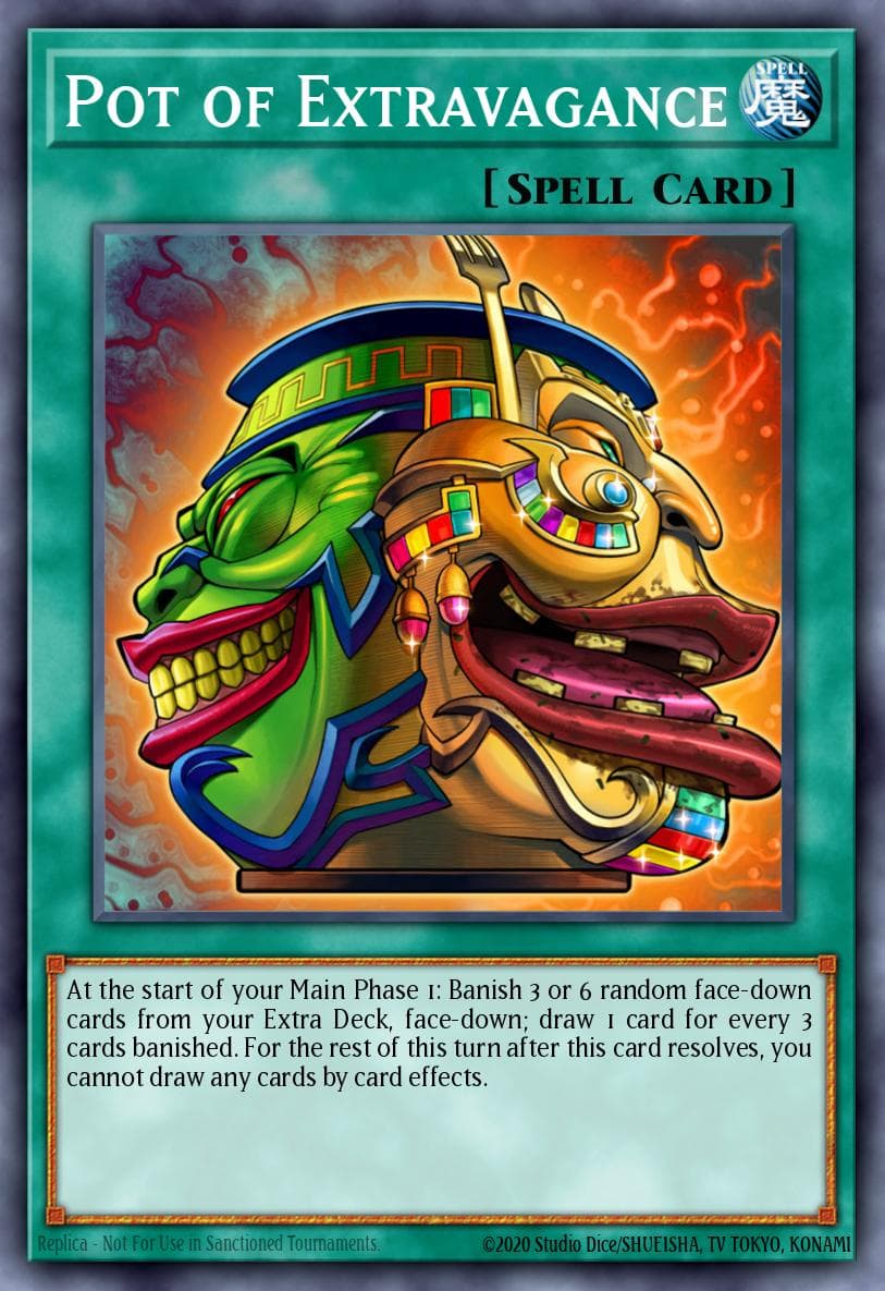 Pot of Extravagance — Yu-Gi-Oh! card