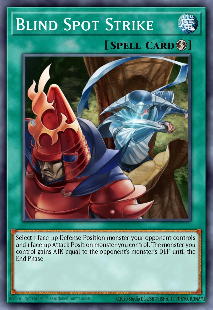 Blind Spot Strike — Duelist Pack 10: Yusei 3 Yu-Gi-Oh! card by Kagemaru Himeno