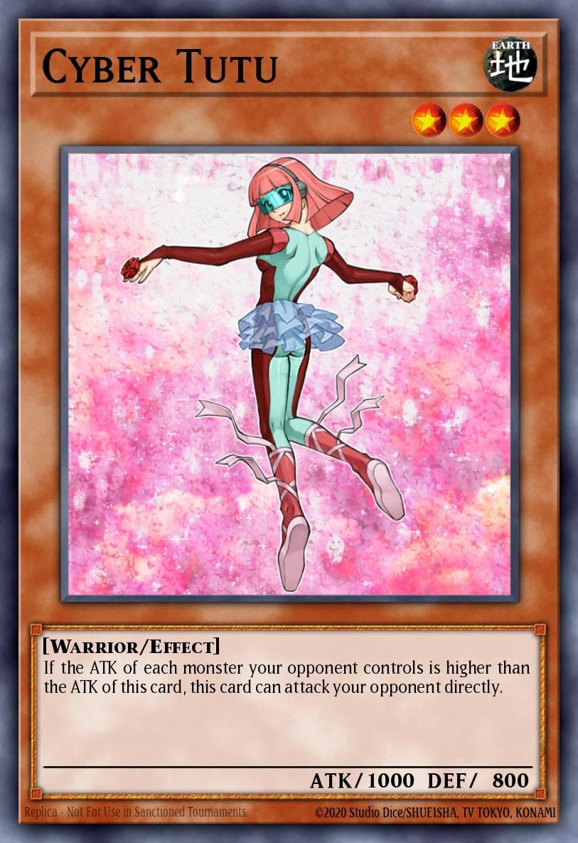 Cyber Tutu — Enemy of Justice Yu-Gi-Oh! card by KAZUKI TAKAHASHI
