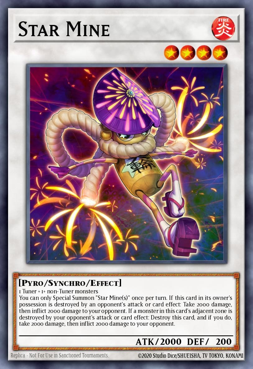 Star Mine — Lightning Overdrive Yu-Gi-Oh! card by Studio Dice/SHUEISHA, TV TOKYO, KONAMI