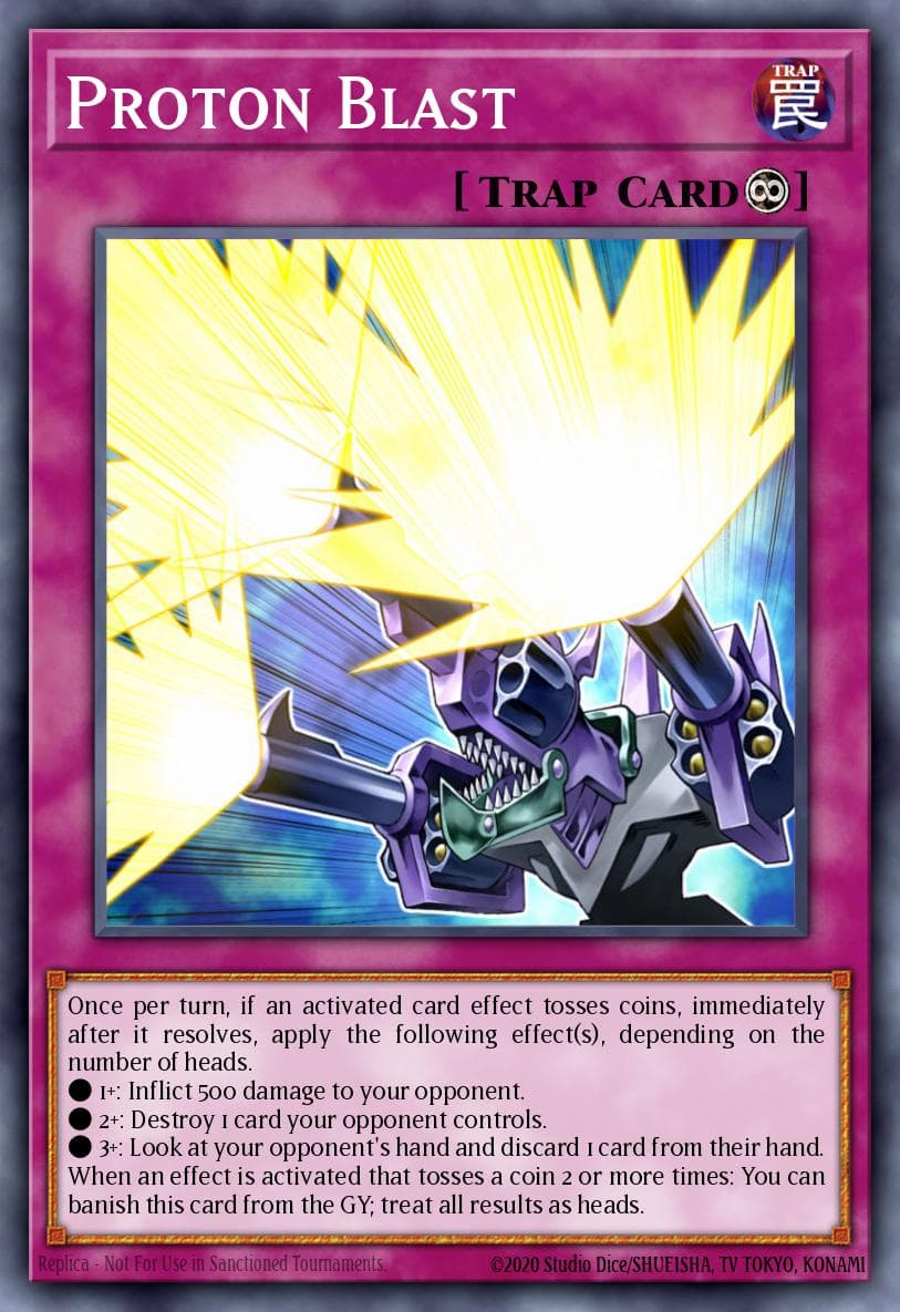 Proton Blast — Legendary Duelists: Ancient Millennium Yu-Gi-Oh! card by AZUM Takahash