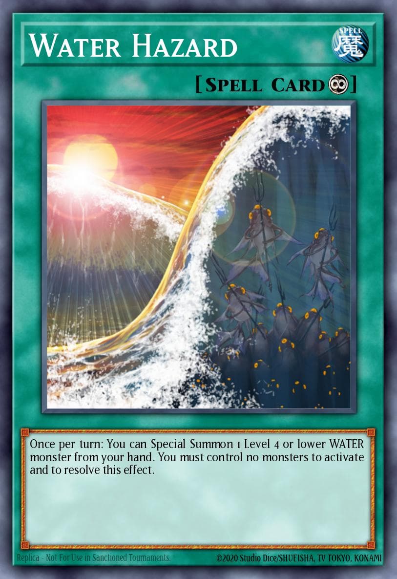 Water Hazard — Speed Duel: Attack from the Deep Yu-Gi-Oh! card by KAZUKI TAKAHASHI