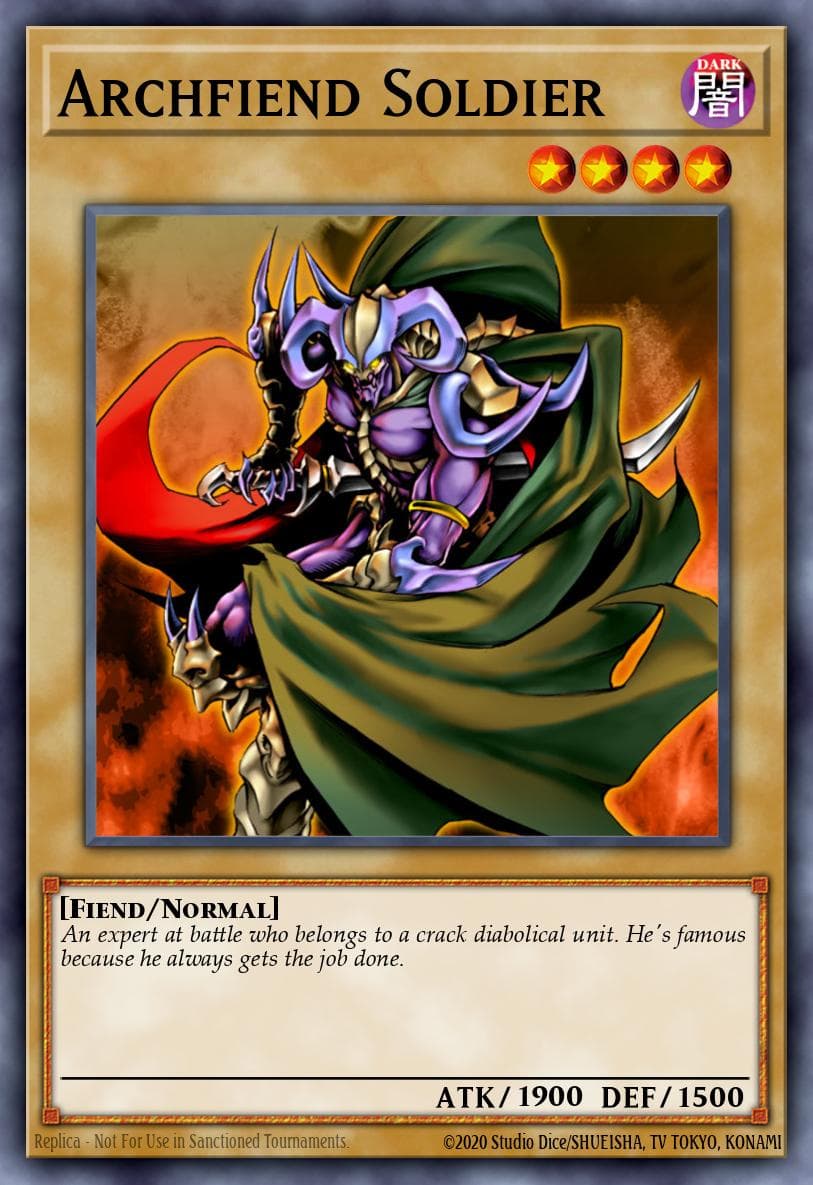 Archfiend Soldier — Yu-Gi-Oh! card